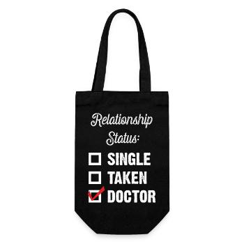 Dr. Check! - Gift Bag for Bottles - black - Front
