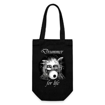 Batteur à vie blanc - Sac à bouteille - noir - Devant