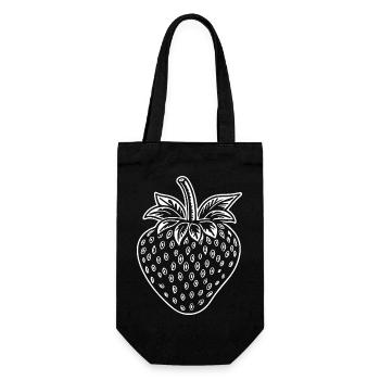 Fraise Fruit Fruit - Sac à bouteille - noir - Devant