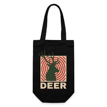 Deer - Geschenkbeutel für Flaschen - Schwarz - Vorne