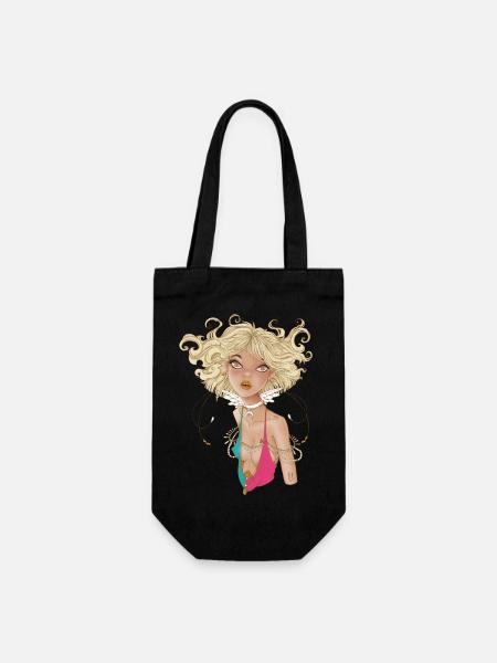Regard angélique - Sac à bouteille - noir