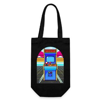 Arcade - Geschenkbeutel für Flaschen - Schwarz - Vorne