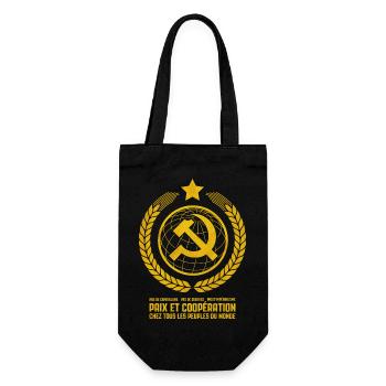 Internationalisme communiste - Sac à bouteille - noir - Devant