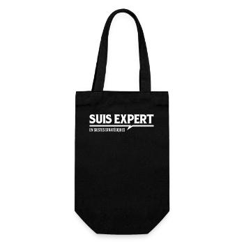 Suis expert en siestes stratégiques - Sac à bouteille - noir - Devant