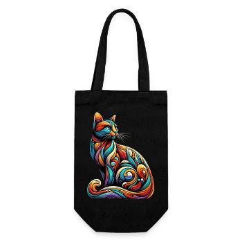 Chat - Sac à bouteille - noir - Devant