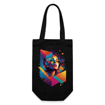 Art du visage moderne - Sac à bouteille - noir - Devant