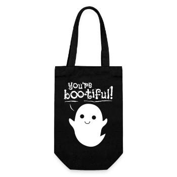 You are bootiful Gespenst - Geschenkbeutel für Flaschen - Schwarz - Vorne