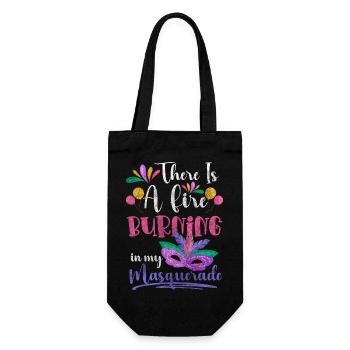 Party Parade - Gift Bag for Bottles - black - Front