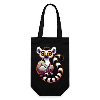 Lémurien - Sac à bouteille - noir - Devant