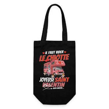 Saint Valentin Camping Cariste - Sac à bouteille - noir - Devant