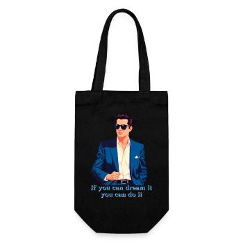 If you can dream it you can do it - Gift Bag for Bottles - black - Front