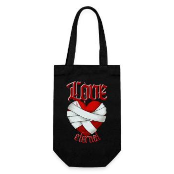 Love Eternal - Gift Bag for Bottles - black - Front