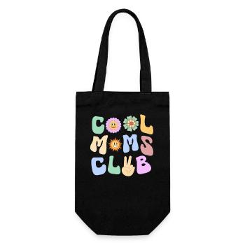 Cool Moms Club - design ludique - Sac à bouteille - noir - Devant