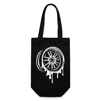 Melting Tuning Rim – Dripping Style - Gift Bag for Bottles - black - Front