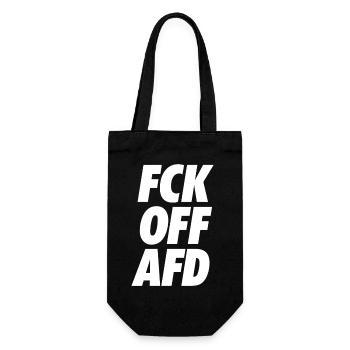 FCK OFF AFD Gegen rechts Tendance 2025 Démo - Sac à bouteille - noir - Devant