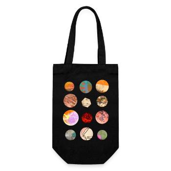 Marbres et planètes - Sac à bouteille - noir - Devant