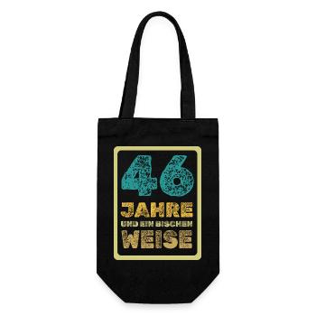 46 - Gift Bag for Bottles - black - Front