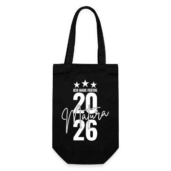 Matura 2026 I'm done - Gift Bag for Bottles - black - Front
