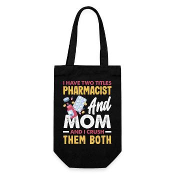Pharmacist Pharmaceutical Technical - Gift Bag for Bottles - black - Front