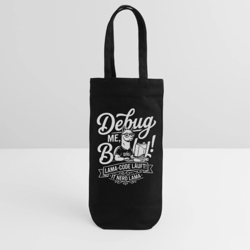 Lama Code Debug Design Gift Bag for Bottles