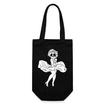Fantôme de Marylin Monroe - Sac à bouteille - noir - Devant