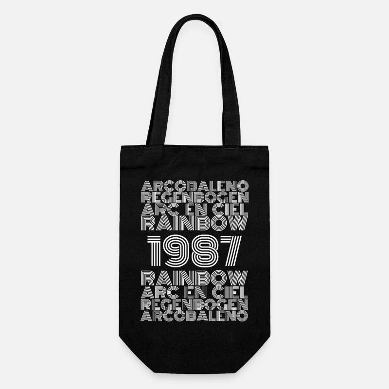 Rainbow 1987 - Geschenkbeutel für Flaschen - Schwarz