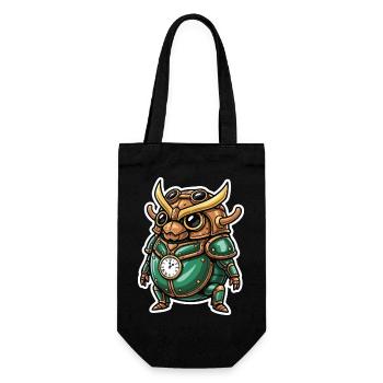 Watchmaker Scarab Steampunk Emerald Armor - Gift Bag for Bottles - black - Front