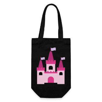 Princess Castle - Gift Bag for Bottles - black - Front