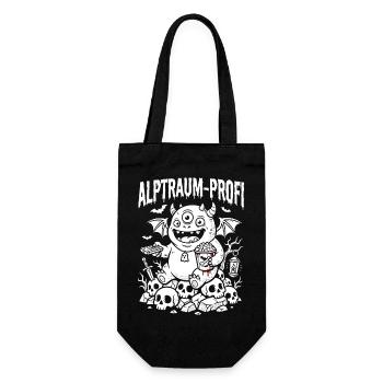 Minimalist Blood Drop Horror Design - Gift Bag for Bottles - black - Front