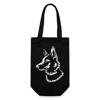 Norbottenspitz "Black Edition" - Gift Bag for Bottles - black - Front