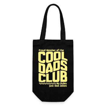 Cool Dads Club - Papa Vatertag Geschenk - Geschenkbeutel für Flaschen - Schwarz - Vorne