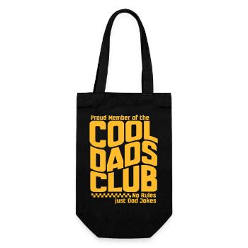 Cool Dads Club - Papa Vatertag Geschenk - Geschenkbeutel für Flaschen - Schwarz - Vorne