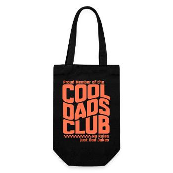 Cool Dads Club - Papa Vatertag Geschenk - Geschenkbeutel für Flaschen - Schwarz - Vorne