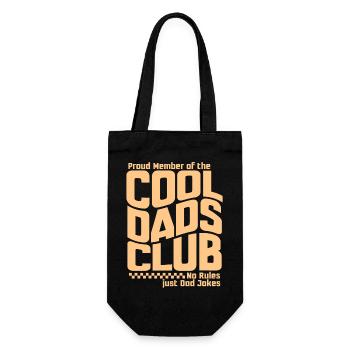 Cool Dads Club - Papa Vatertag Geschenk - Geschenkbeutel für Flaschen - Schwarz - Vorne