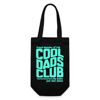 Cool Dads Club - Papa Vatertag Geschenk - Geschenkbeutel für Flaschen - Schwarz - Vorne