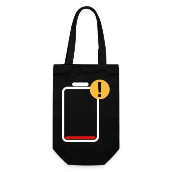 Batterie faible - Sac à bouteille - noir - Devant
