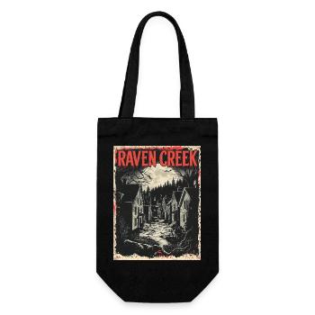 Bienvenue à Raven Creek – Ville de l’Horreur - Sac à bouteille - noir - Devant