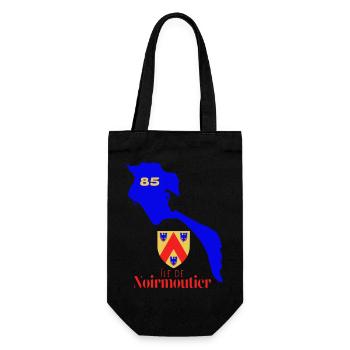 Île de Noirmoutier - Sac à bouteille - noir - Devant