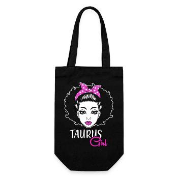 Signe du zodiaque Taureau - Sac à bouteille - noir - Devant