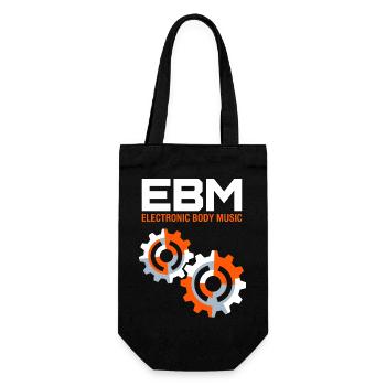 Electronic Body Music - EBM Industrial - Geschenkbeutel für Flaschen - Schwarz - Vorne