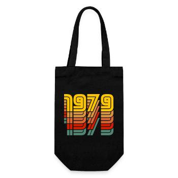 1979 vintage coloré - Sac à bouteille - noir - Devant