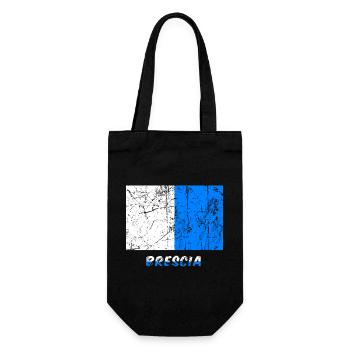 Brescia flag Fahne Flagge flag bandera drapeau - Gift Bag for Bottles - black - Front