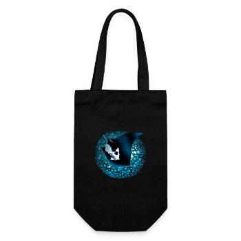 manta - Sac à bouteille - noir - Devant