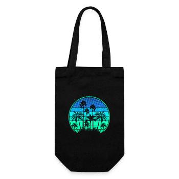 Palm Island - Gift Bag for Bottles - black - Front