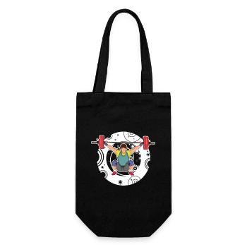 Weightlifting - Snatch - Push - Weightlifting - Gift Bag for Bottles - black - Front