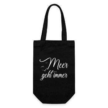 La mer fonctionne toujours - Sac à bouteille - noir - Devant