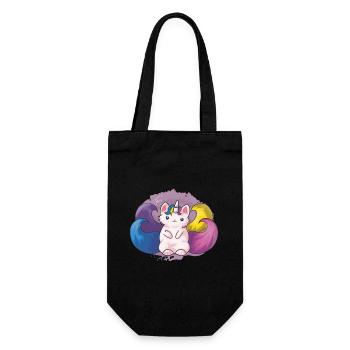Kitty katacorn - Gift Bag for Bottles - black - Front