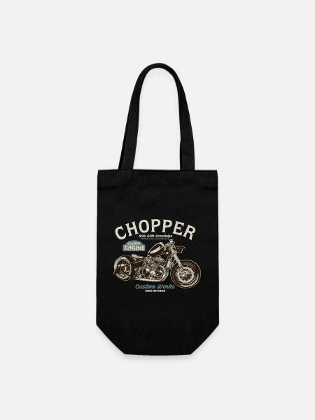 Chopper Custom Engine - Geschenkbeutel für Flaschen - Schwarz
