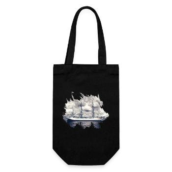Gorch Fock Sailing Ship - Gift Bag for Bottles - black - Front