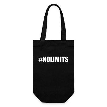 No limits - Gift Bag for Bottles - black - Front